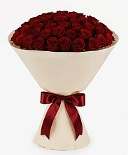 Букет 101 Бордовая роза Блэк Бакарра в Золотово