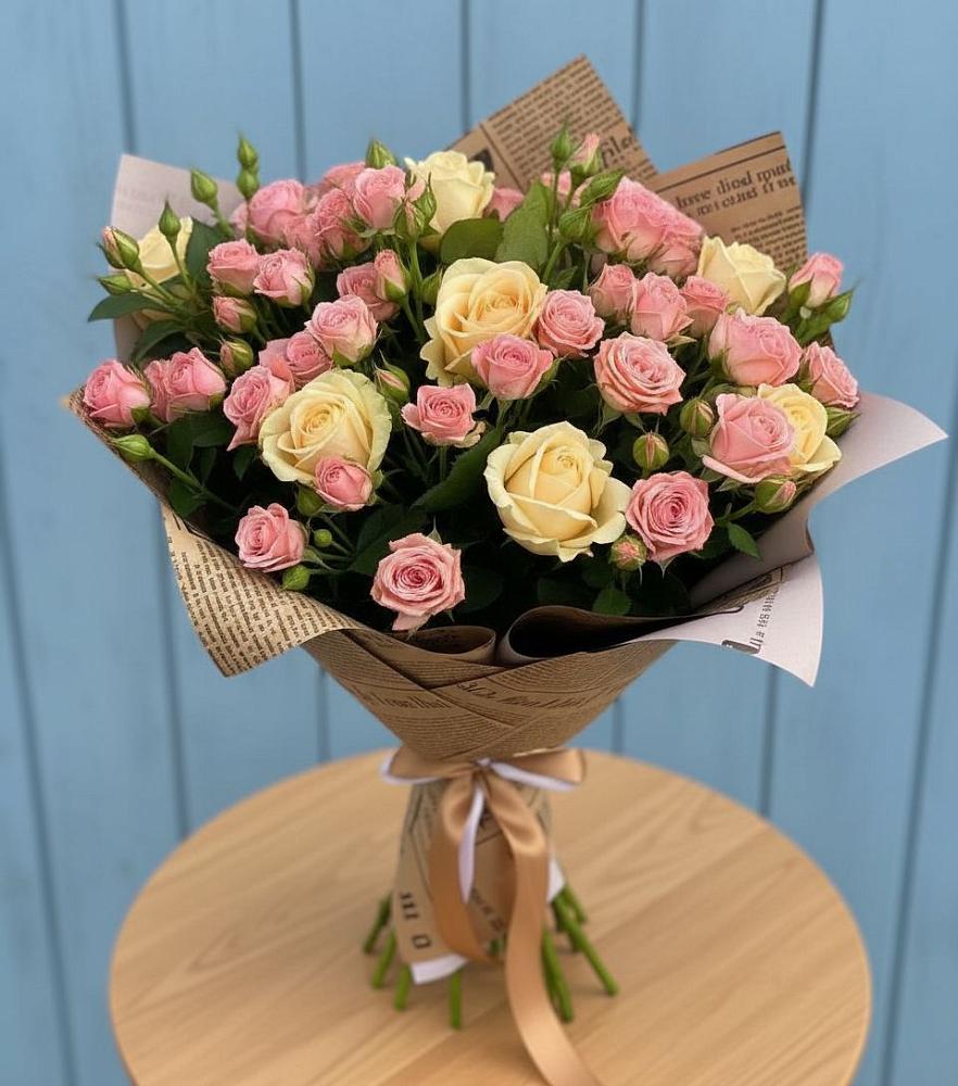 Букет цветов из: Розы в Золотово