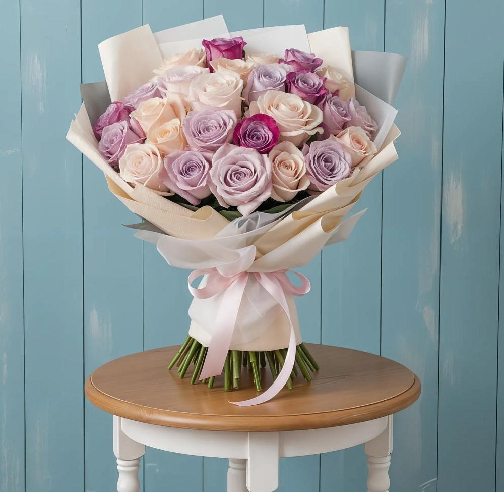 Букет цветов из: Розы в Золотово