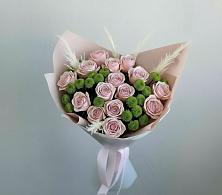 Букет цветов из:  Розы и Хризантемы #REPLACE_PRED# Золотово