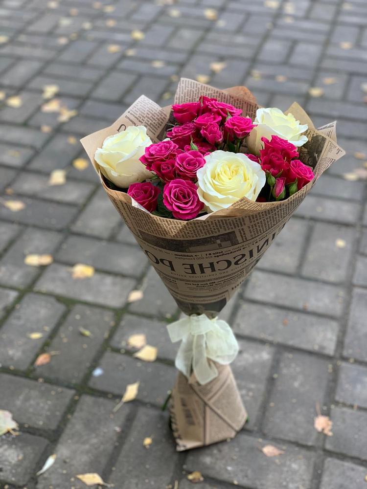 Букет цветов из: Розы в Золотово