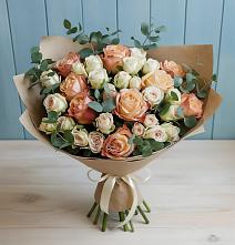 Букет цветов из:  Альстромерии и Розы в Золотово